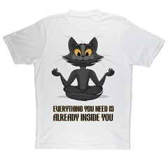 Everything You Need Is Already Inside You - Cat ﻿Sublimation Performance Adult T-Shirt