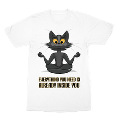 Everything You Need Is Already Inside You - Cat ﻿Premium Sublimation Adult T-Shirt