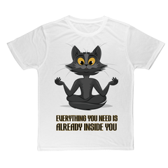 Everything You Need Is Already Inside You - Cat ﻿Classic Sublimation Adult T-Shirt