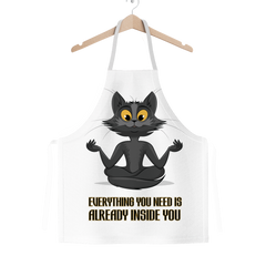 Everything You Need Is Already Inside You - Cat ﻿Classic Sublimation Adult Apron