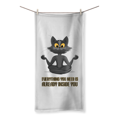 Everything You Need Is Already Inside You - Cat ﻿Sublimation All Over Towel