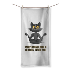 Everything You Need Is Already Inside You - Cat ﻿Sublimation All Over Towel